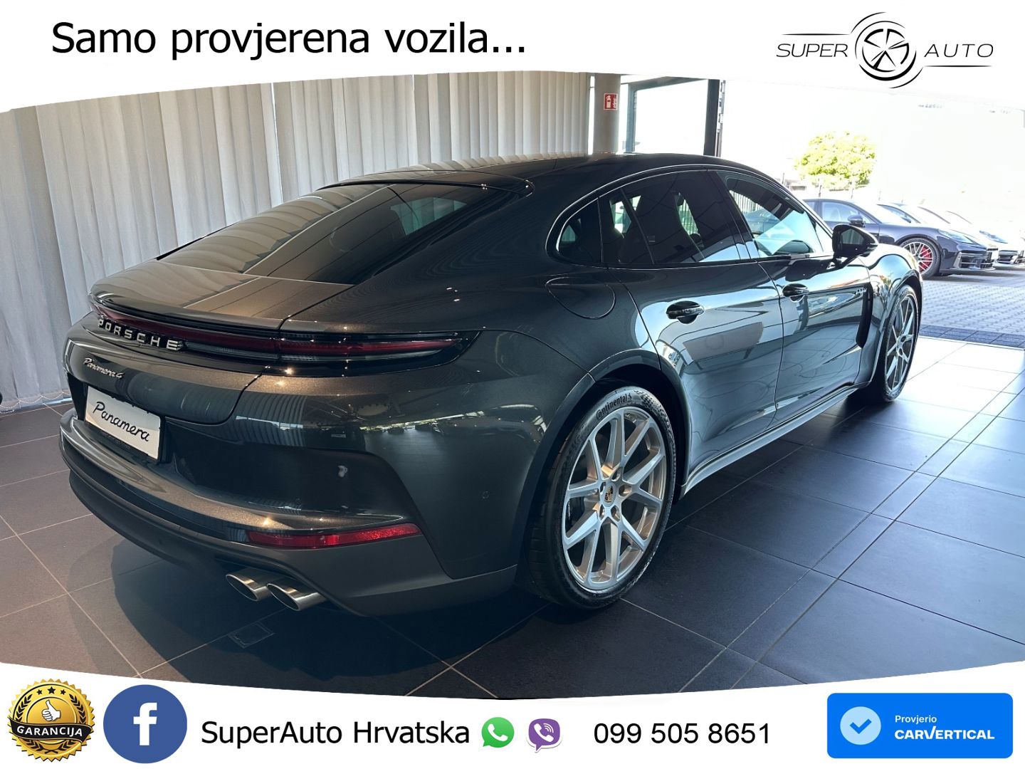 Porsche Panamera 4 2.9 V6 (470 KS) E-Hybrid PDK LED+GR SJED+ACC