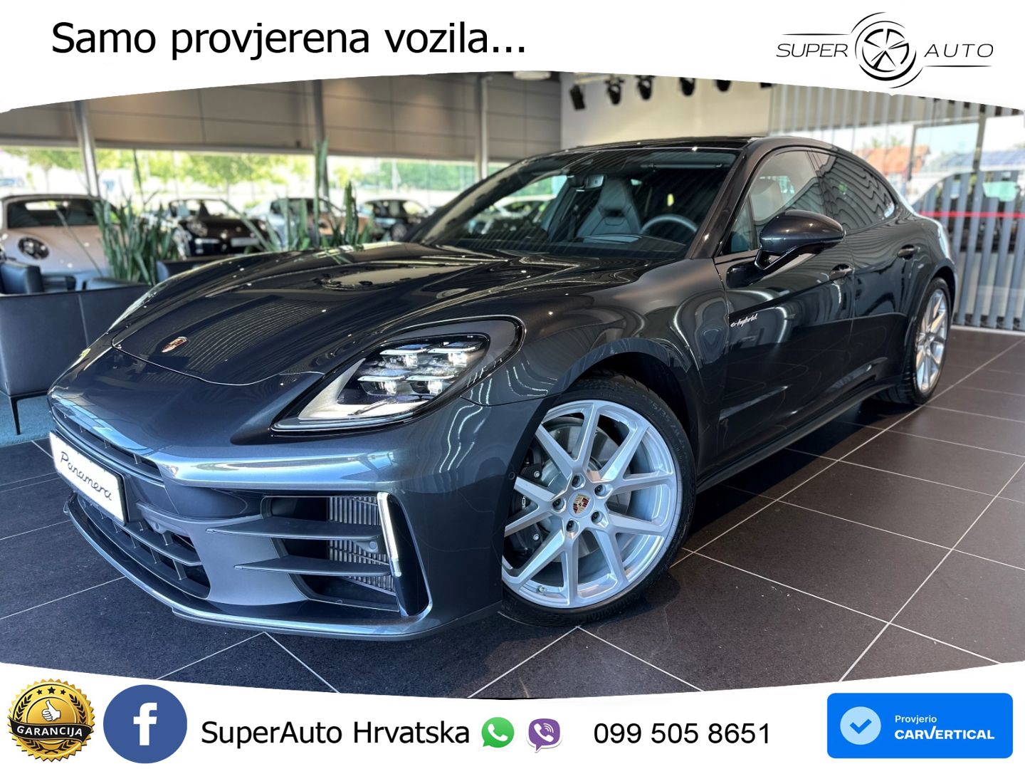 Porsche Panamera 4 2.9 V6 (470 KS) E-Hybrid PDK LED+GR SJED+ACC