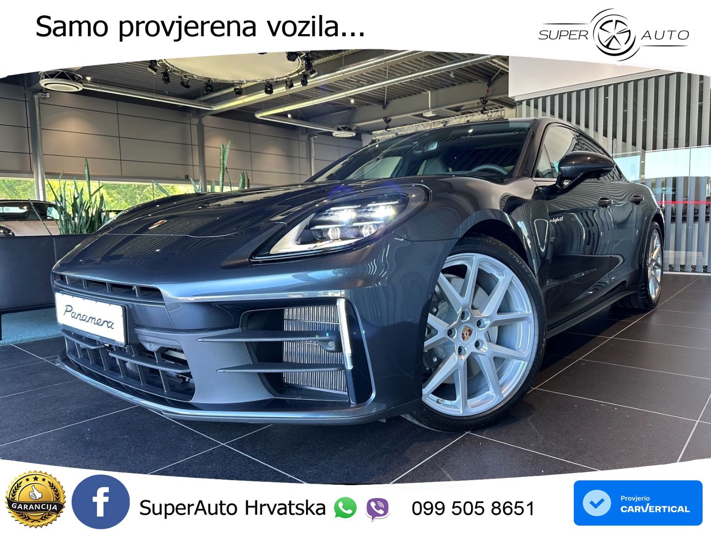 Porsche Panamera 4 2.9 V6 (470 KS) E-Hybrid PDK LED+GR SJED+ACC