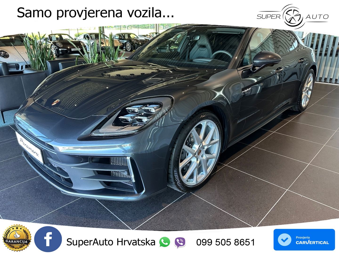 Porsche Panamera 4 2.9 V6 (470 KS) E-Hybrid PDK LED+GR SJED+ACC