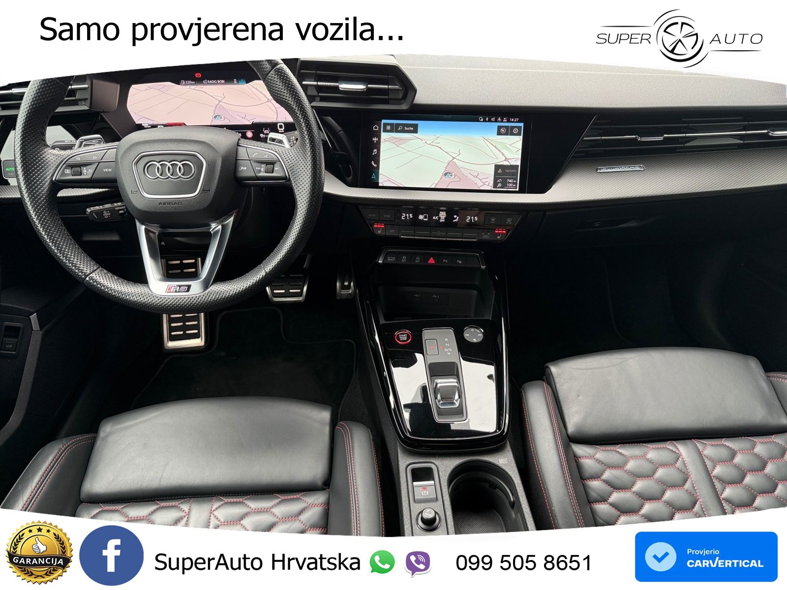 Audi RS3 Sportback 2.5 TFSI (400 KS) quattro S tronic LED+GR SJED+ACC