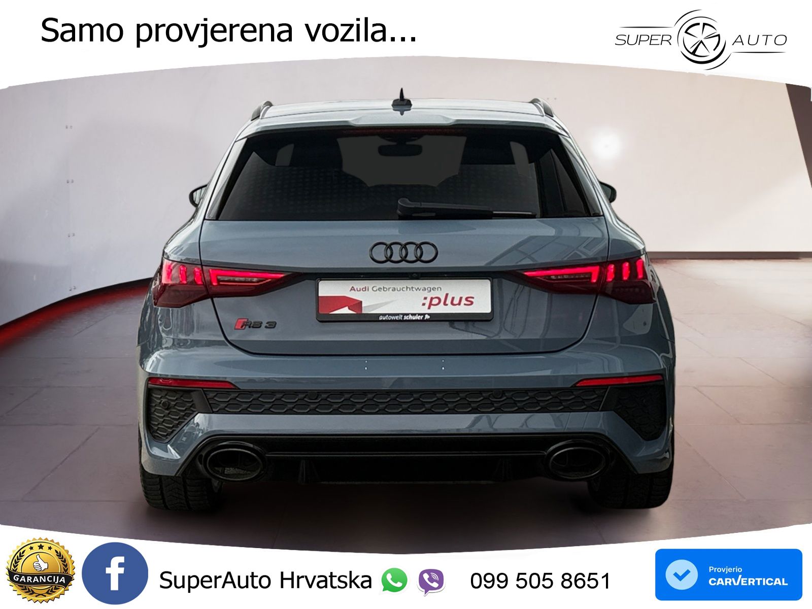 Audi RS3 Sportback 2.5 TFSI (400 KS) quattro S tronic LED+GR SJED+ACC