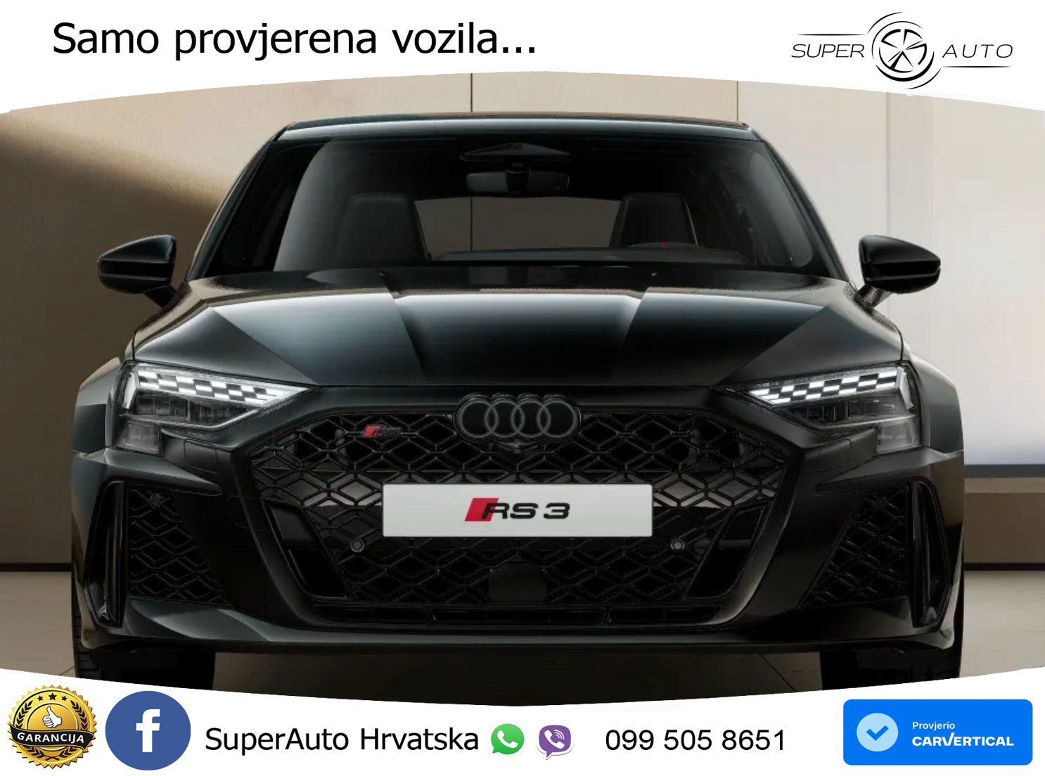 Audi RS3 Sedan 2.5 TFSI (400 KS) quattro S tronic LED+GR SJED+ACC