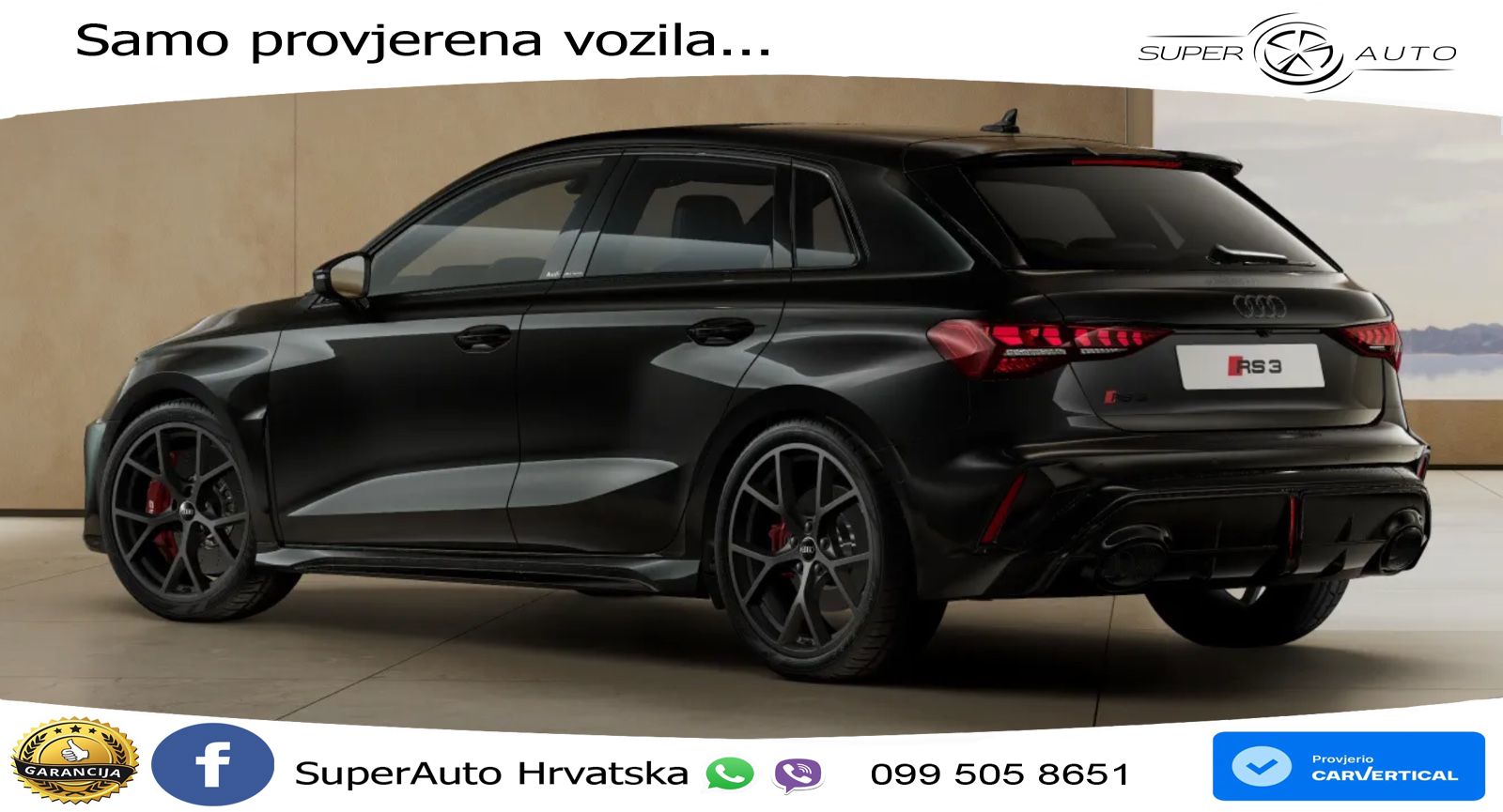 Audi RS3 Sedan 2.5 TFSI (400 KS) quattro S tronic LED+GR SJED+ACC