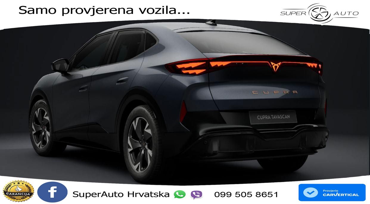Cupra Tavascan 82 kWh (286 KS) LED+GR SJED+ACC