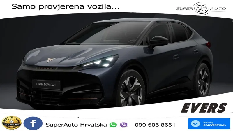 Cupra Tavascan 82 kWh (286 KS) LED+GR SJED+ACC