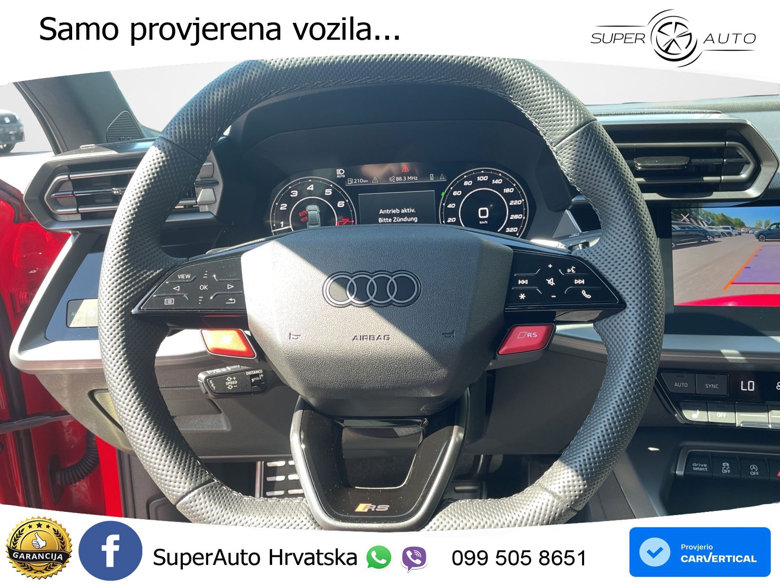 Audi RS3 Sedan 2.5 TFSI (400 KS) quattro S tronic LED+GR SJED+ACC