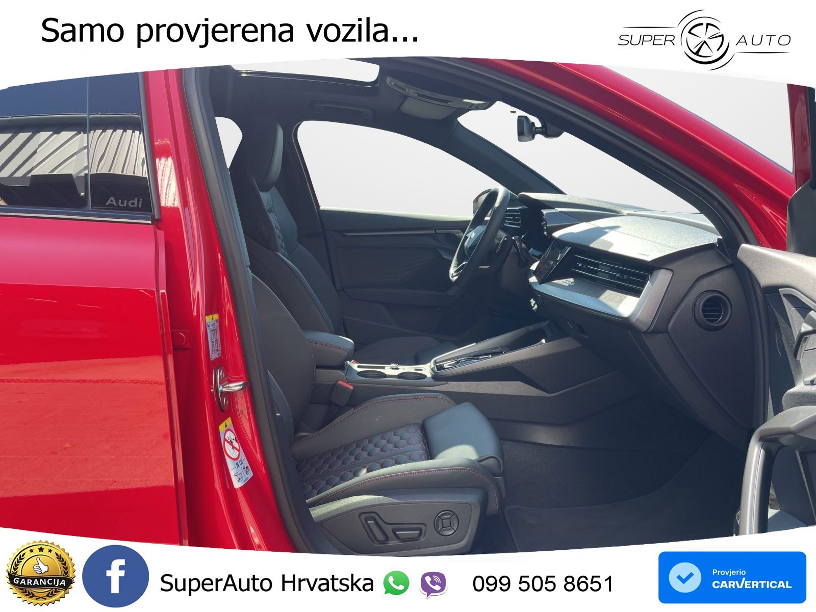 Audi RS3 Sedan 2.5 TFSI (400 KS) quattro S tronic LED+GR SJED+ACC