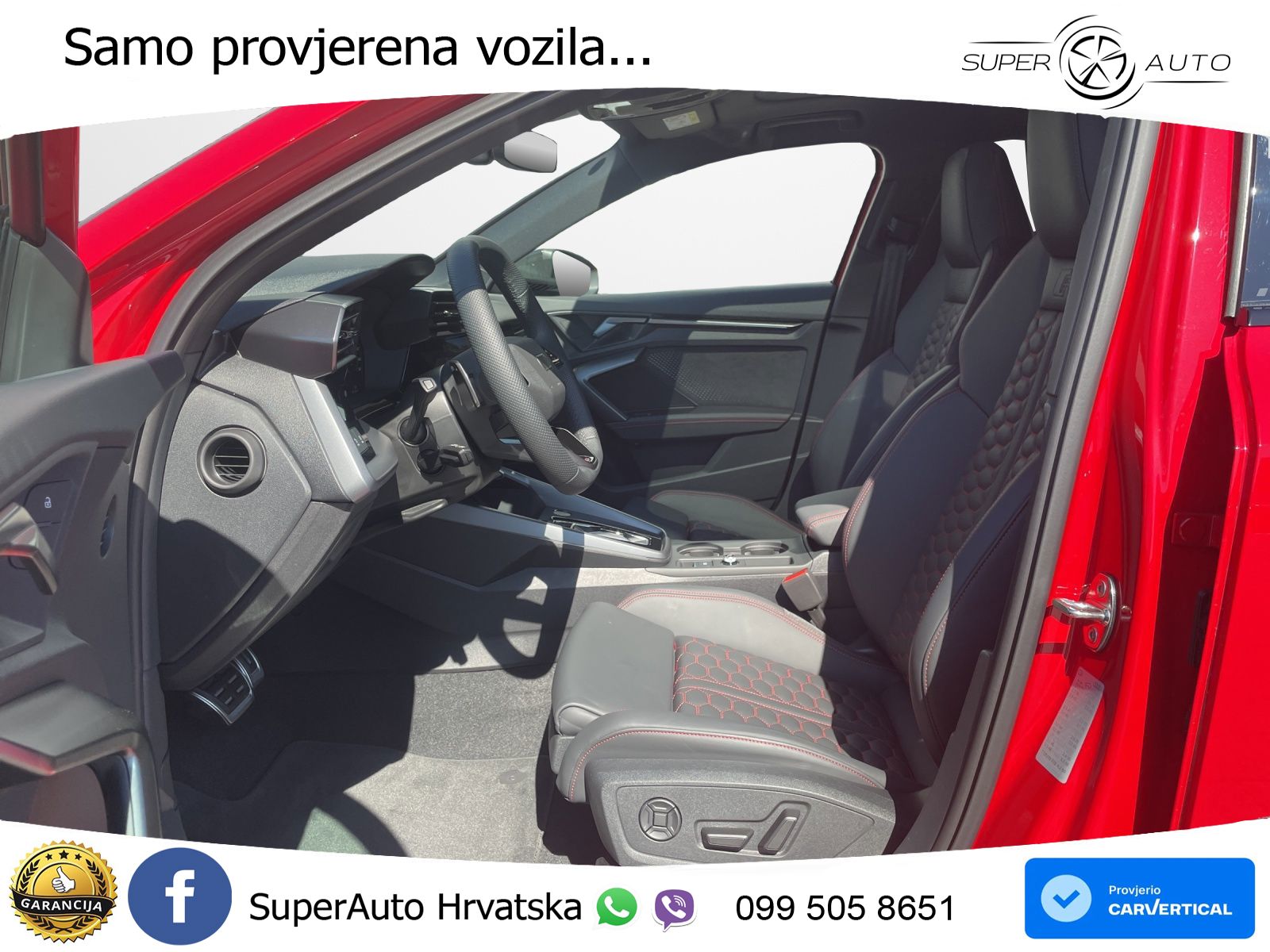 Audi RS3 Sedan 2.5 TFSI (400 KS) quattro S tronic LED+GR SJED+ACC