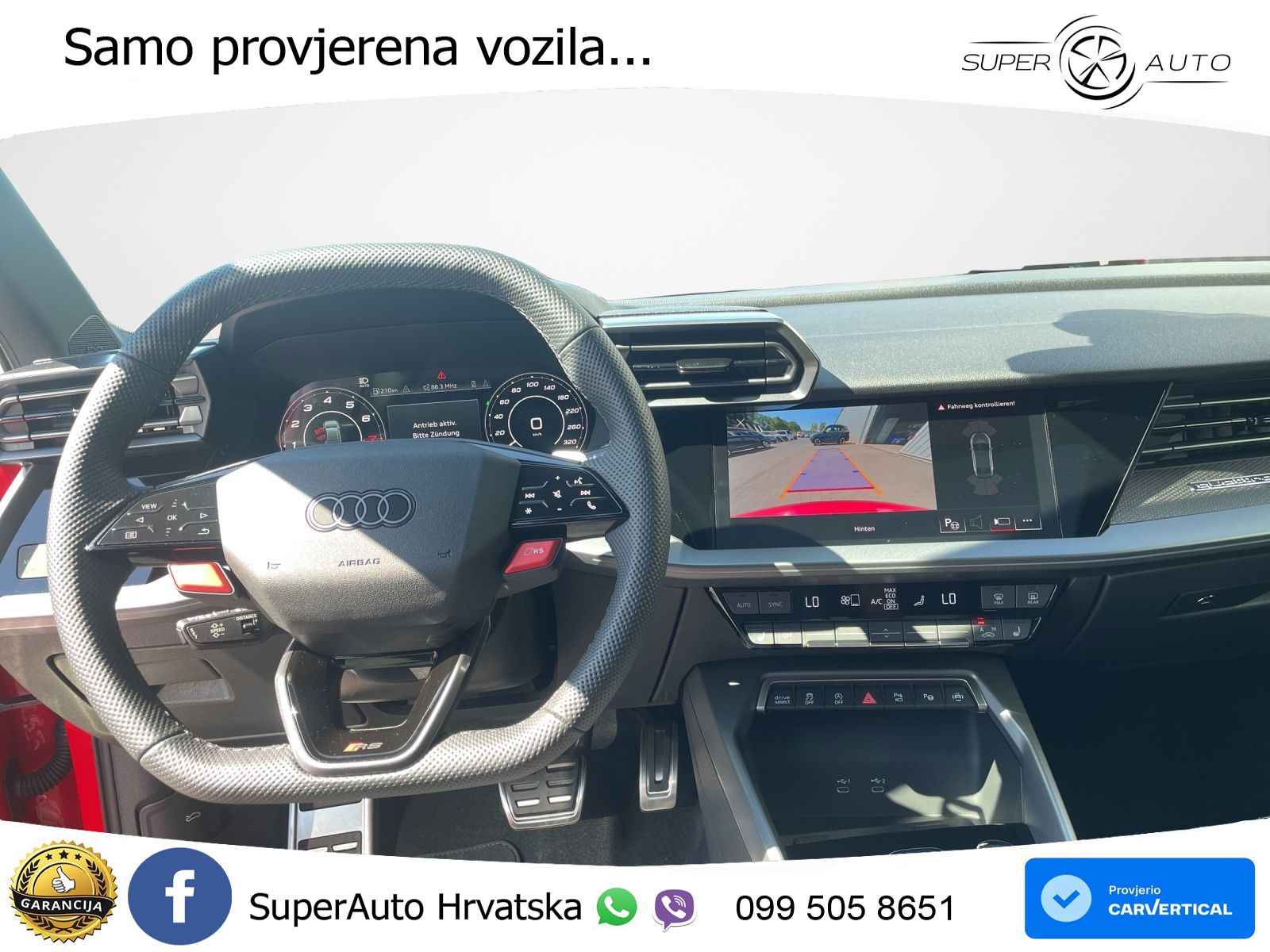 Audi RS3 Sedan 2.5 TFSI (400 KS) quattro S tronic LED+GR SJED+ACC