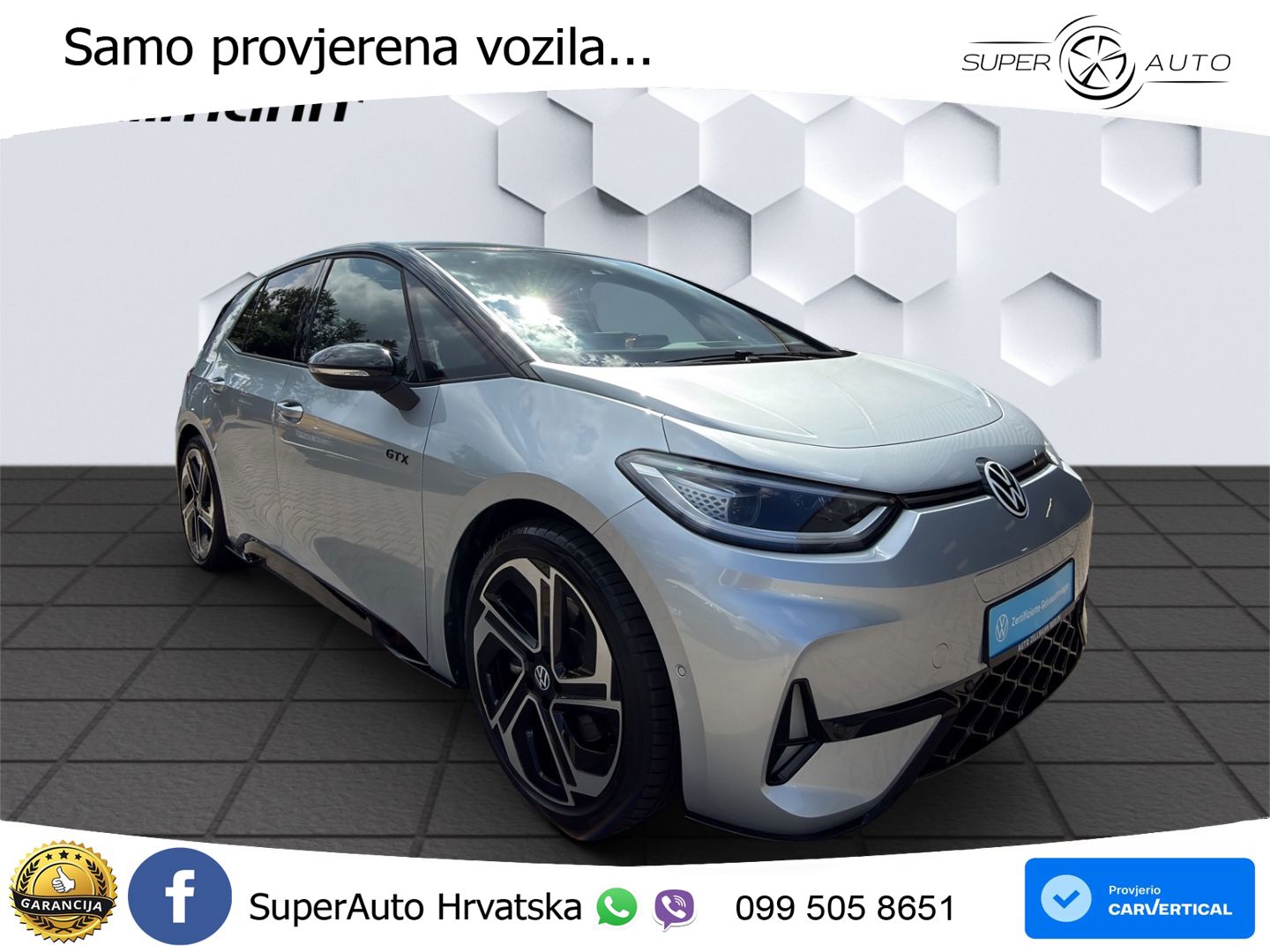 Volkswagen ID.3 GTX 84 kWh (286 KS) LED+GR SJED+ACC