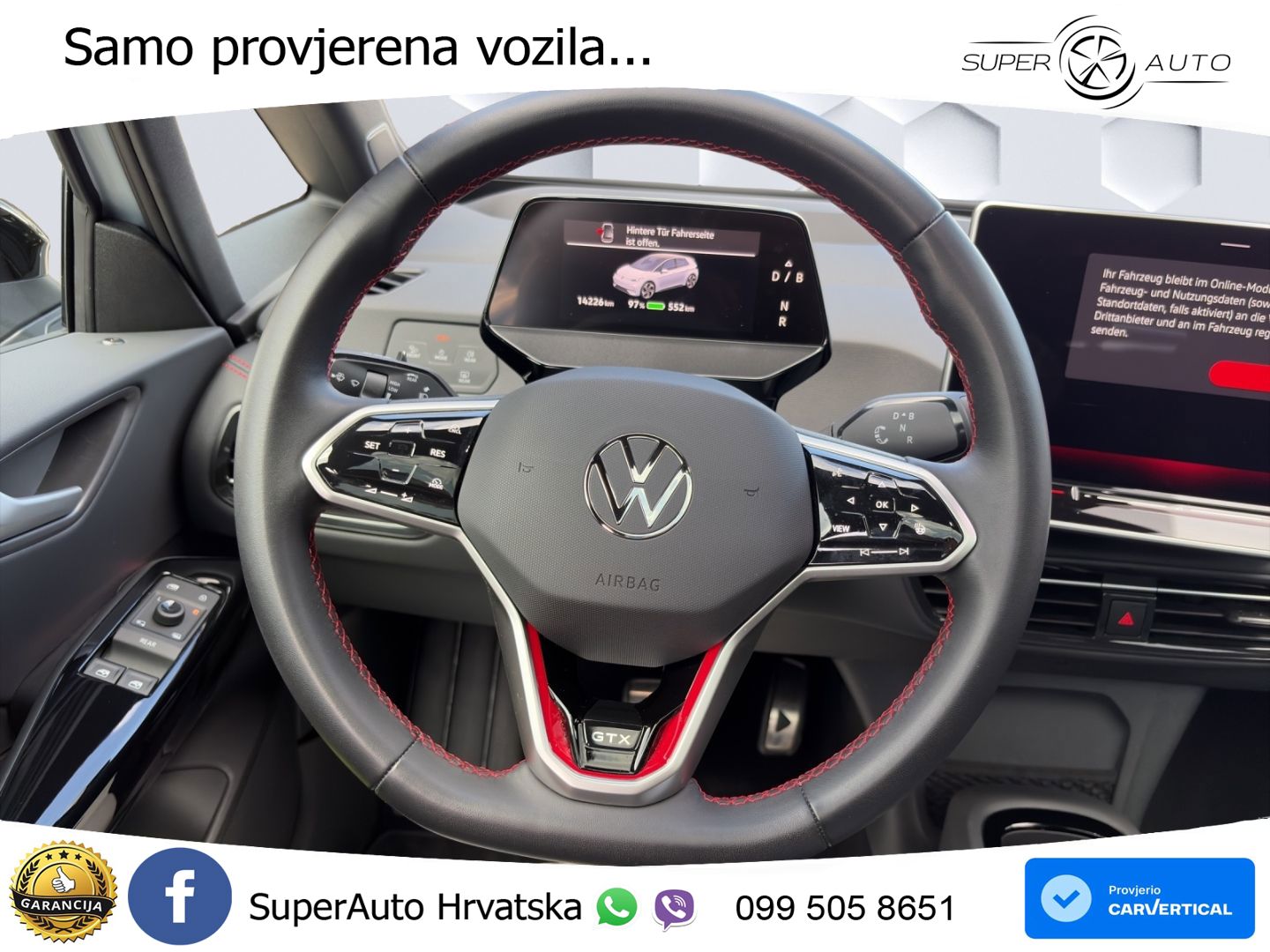 Volkswagen ID.3 GTX 84 kWh (286 KS) LED+GR SJED+ACC