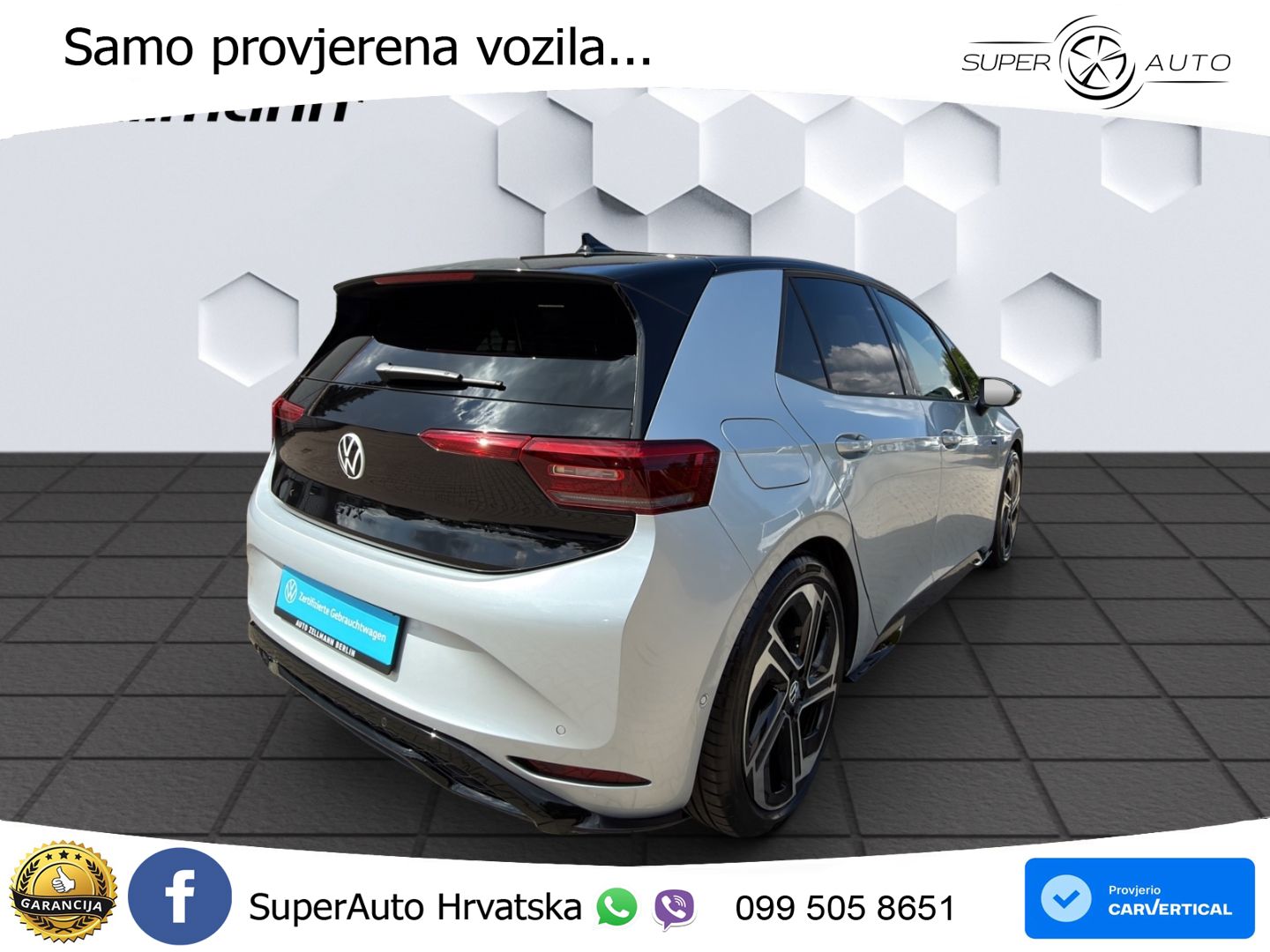 Volkswagen ID.3 GTX 84 kWh (286 KS) LED+GR SJED+ACC