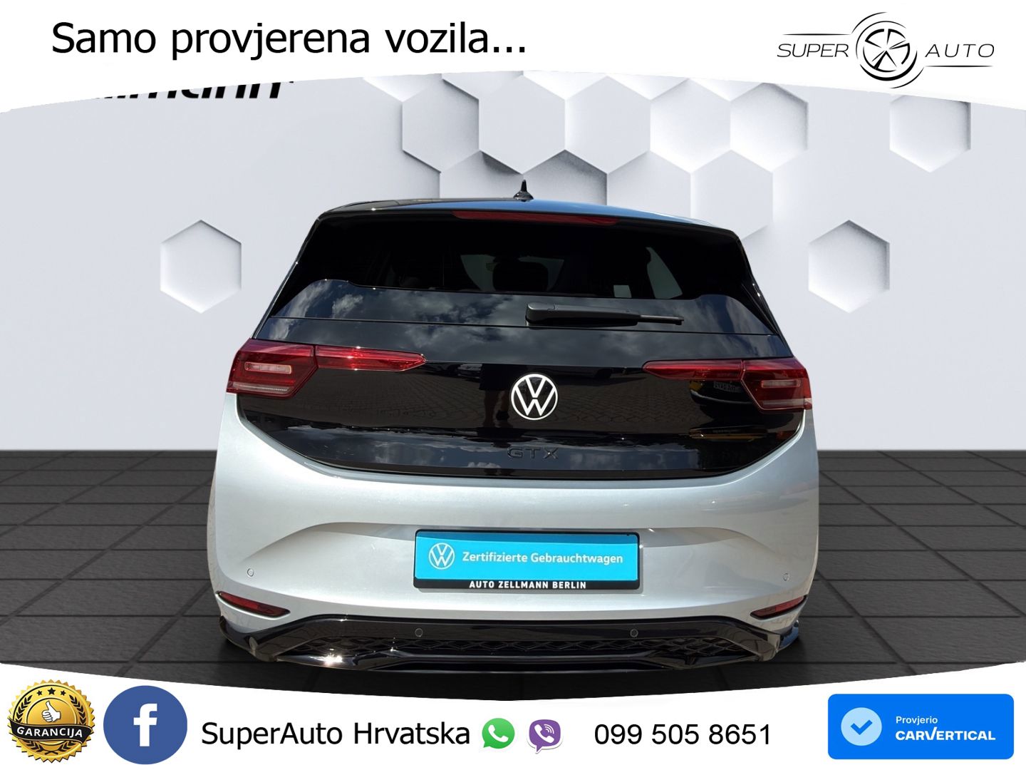 Volkswagen ID.3 GTX 84 kWh (286 KS) LED+GR SJED+ACC