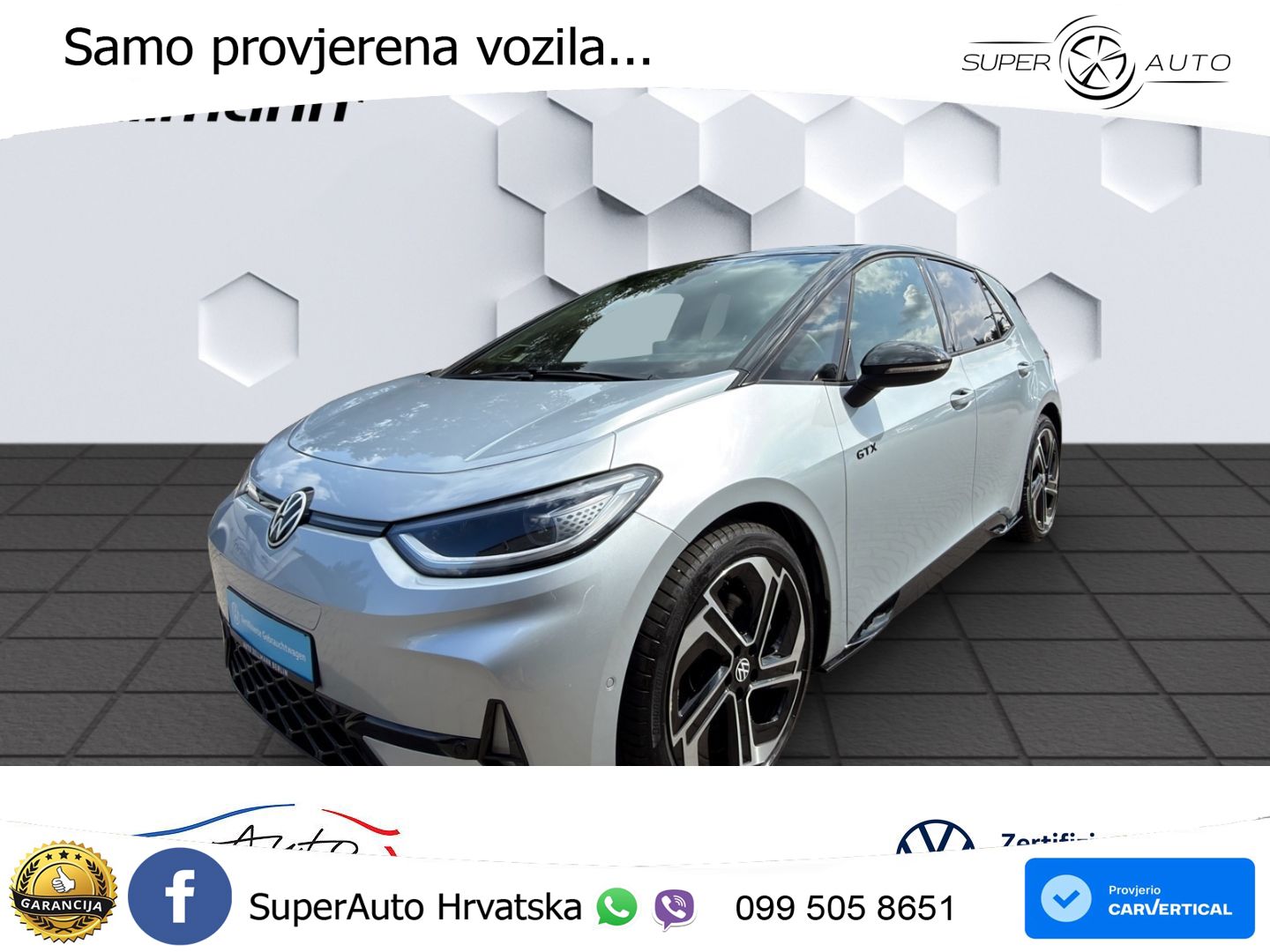 Volkswagen ID.3 GTX 84 kWh (286 KS) LED+GR SJED+ACC