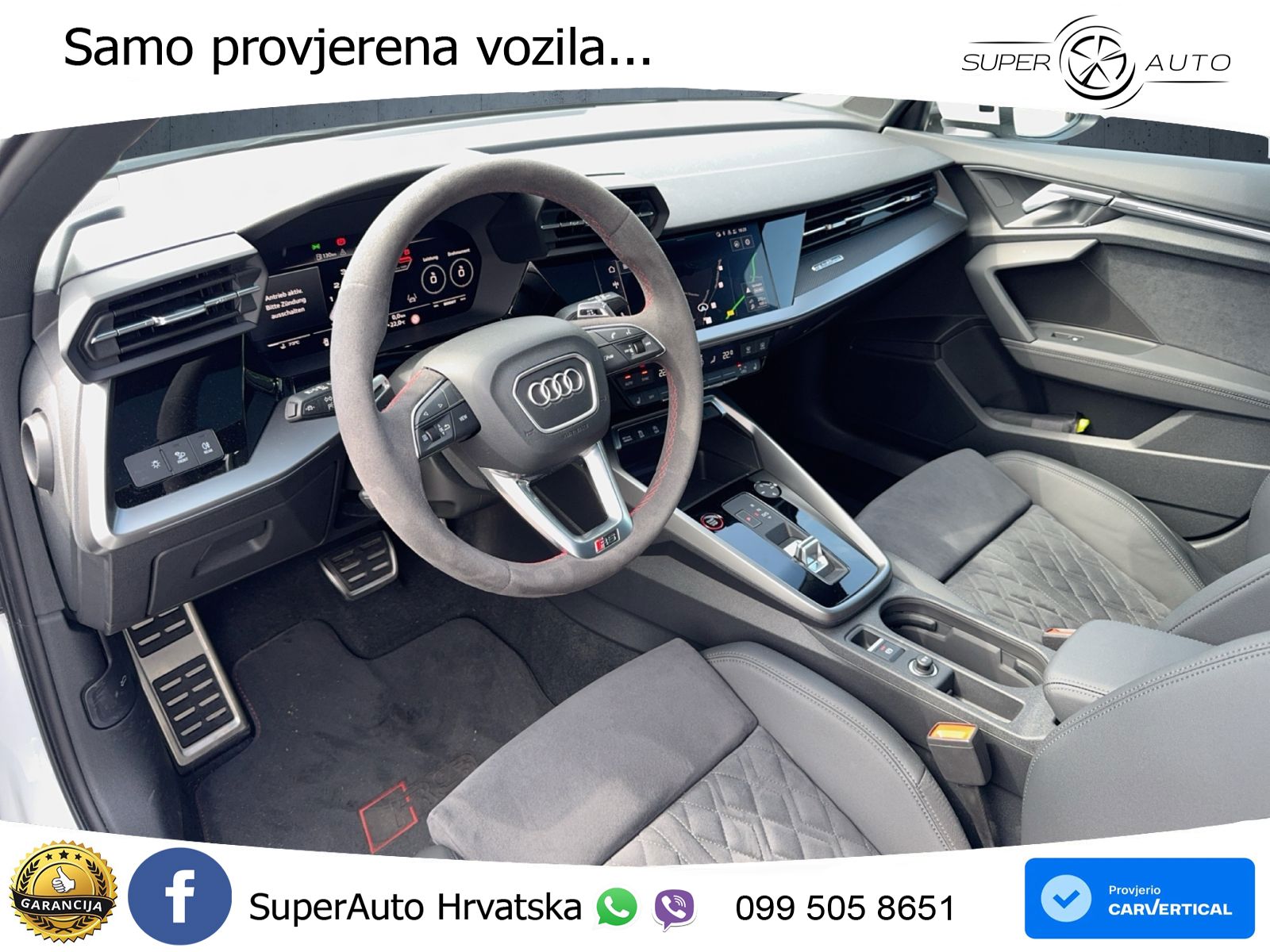 Audi RS3 Sedan 2.5 TFSI (400 KS) quattro S tronic LED+GR SJED+ACC