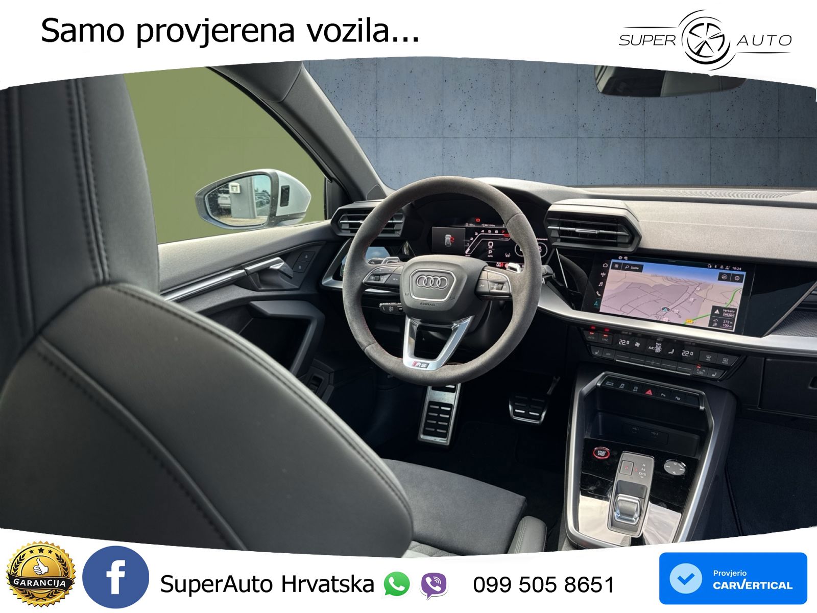 Audi RS3 Sedan 2.5 TFSI (400 KS) quattro S tronic LED+GR SJED+ACC
