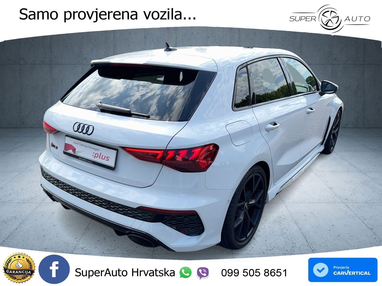 Audi RS3 Sedan 2.5 TFSI (400 KS) quattro S tronic LED+GR SJED+ACC