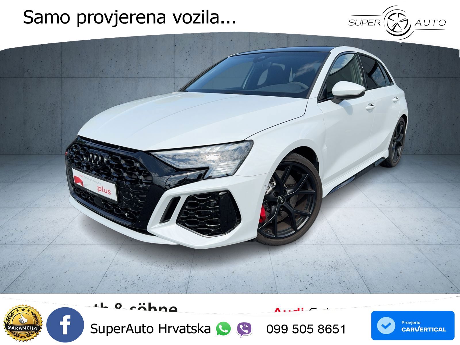Audi RS3 Sedan 2.5 TFSI (400 KS) quattro S tronic LED+GR SJED+ACC