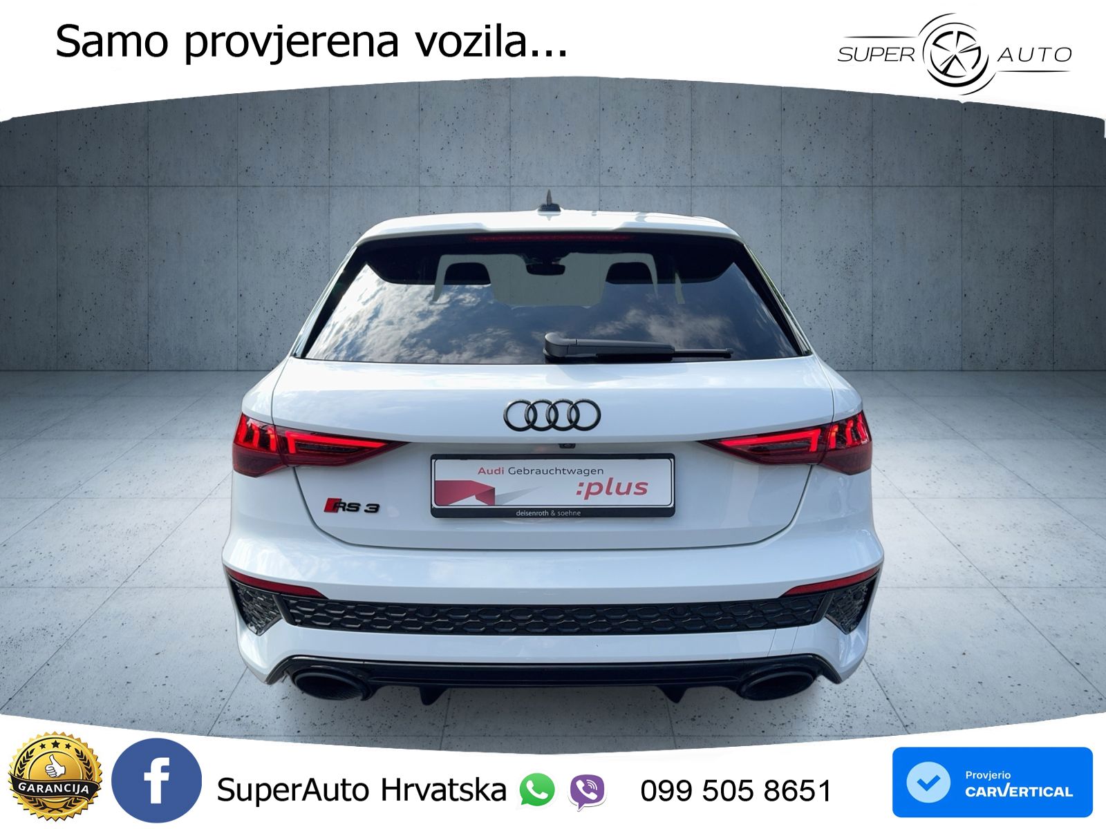 Audi RS3 Sedan 2.5 TFSI (400 KS) quattro S tronic LED+GR SJED+ACC
