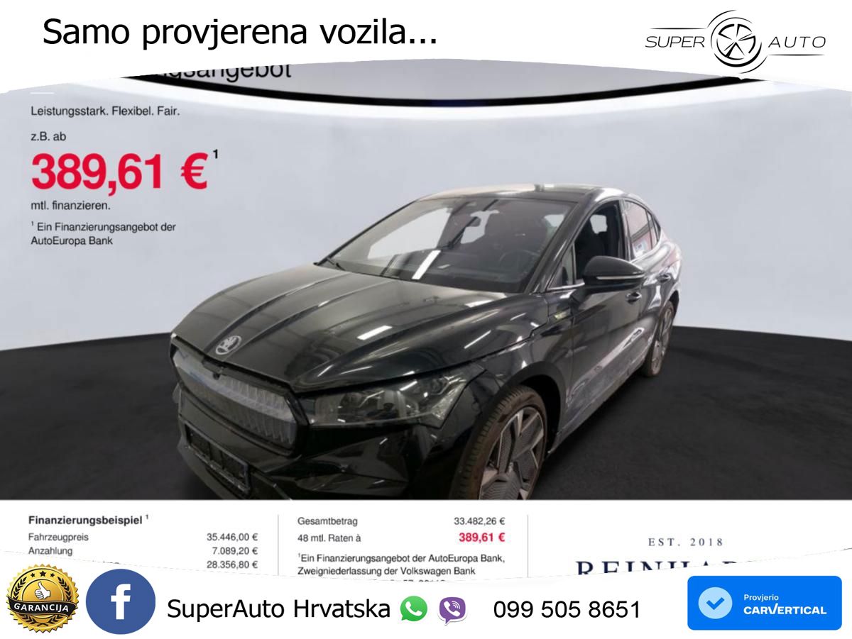 Škoda Enyaq Coupe iV RS 82 kWh (299 KS) AWD Lounge LED+GR SJED+ACC