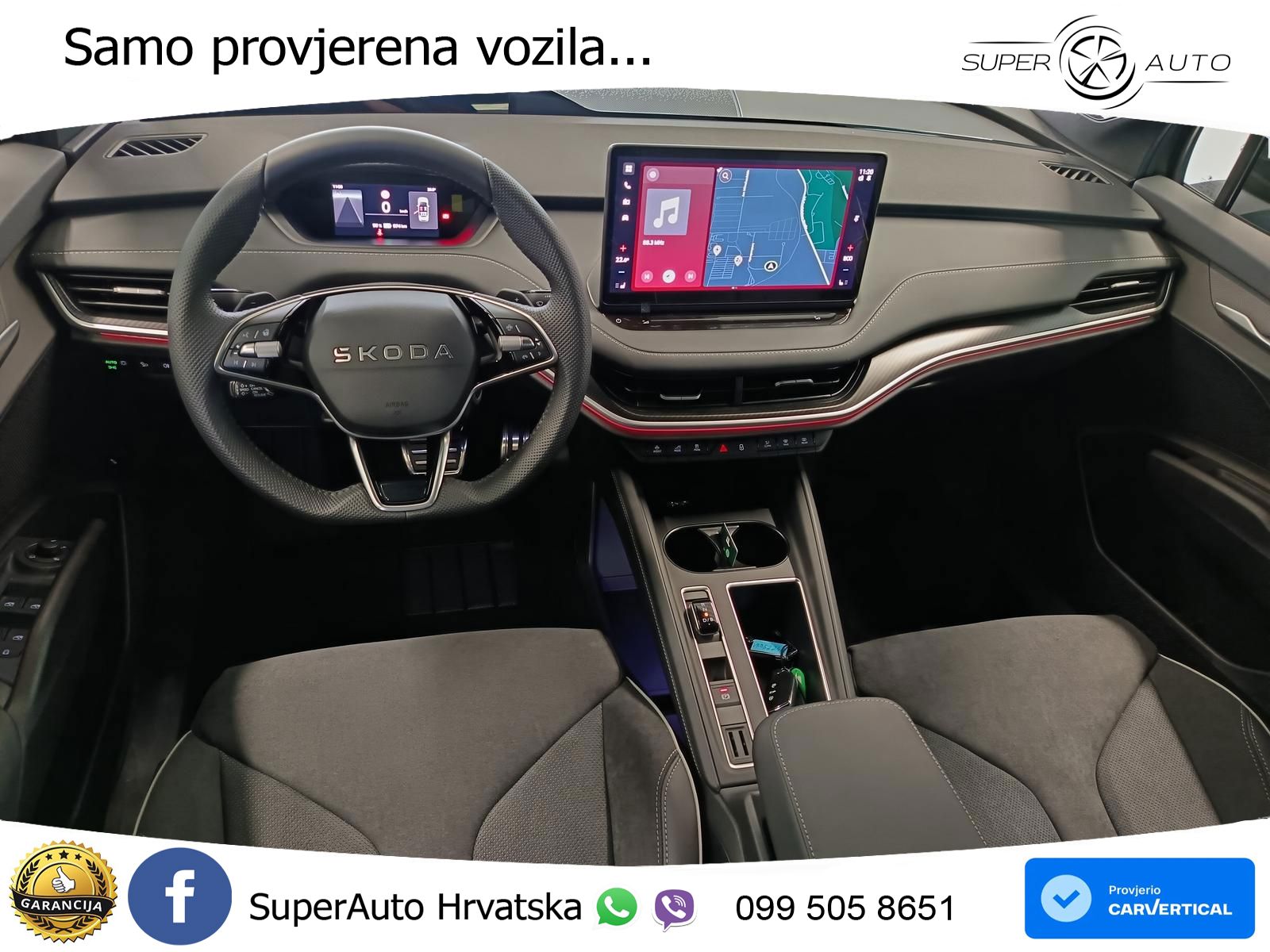 Škoda Enyaq 85x 82 kWh (299 KS) AWD SportLine LED+GR SJED+ACC