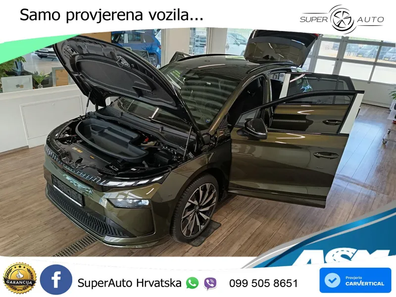 Škoda Enyaq 85x 82 kWh (299 KS) AWD SportLine LED+GR SJED+ACC