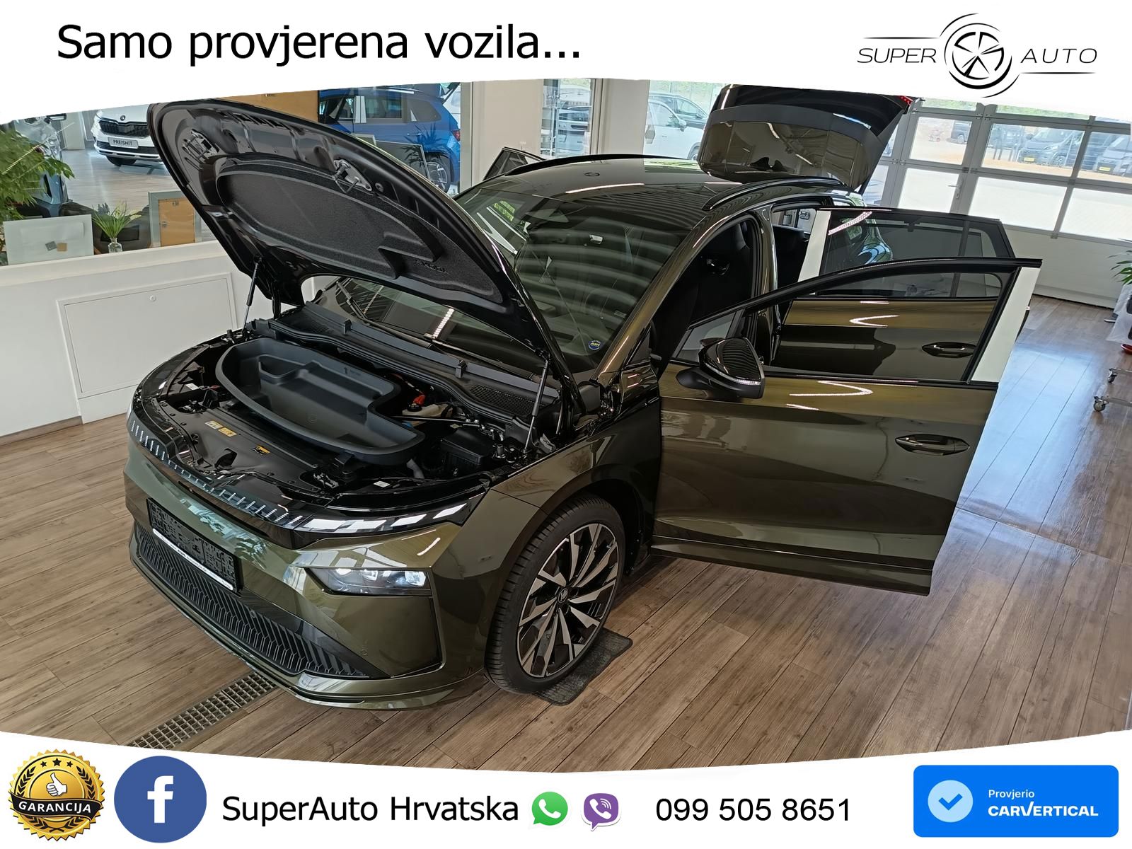 Škoda Enyaq 85x 82 kWh (299 KS) AWD SportLine LED+GR SJED+ACC