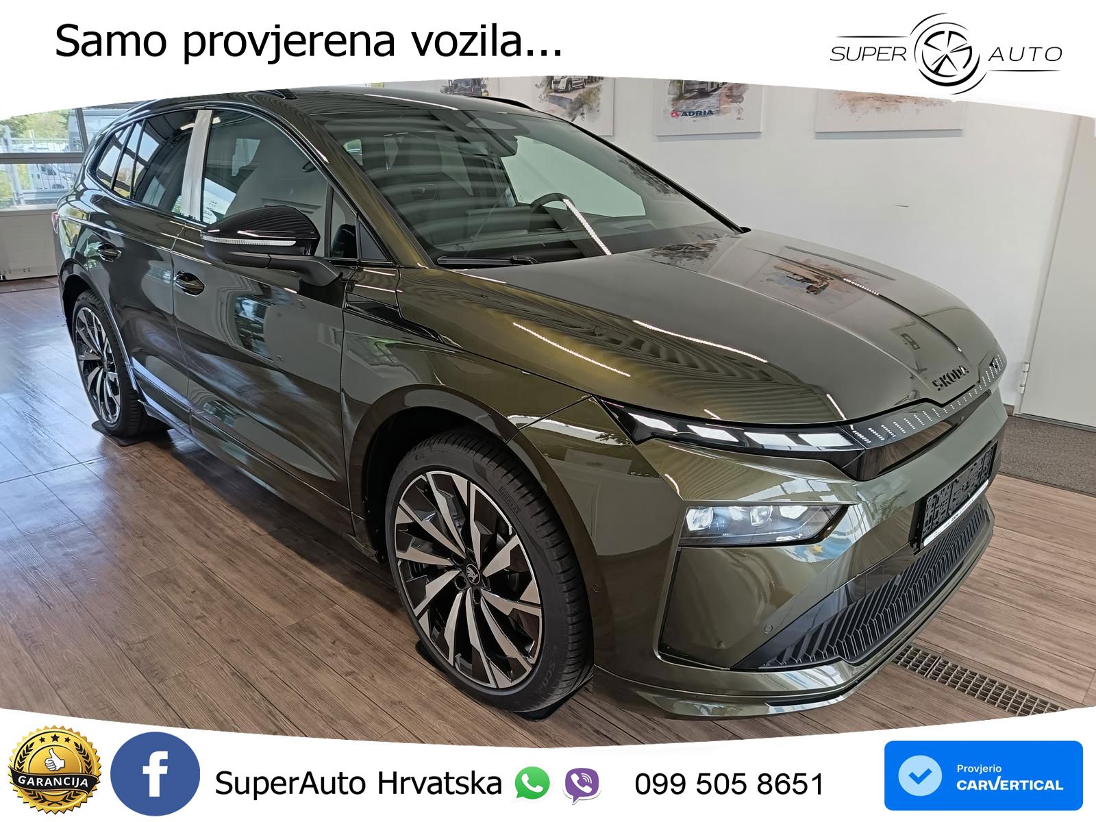 Škoda Enyaq 85x 82 kWh (299 KS) AWD SportLine LED+GR SJED+ACC