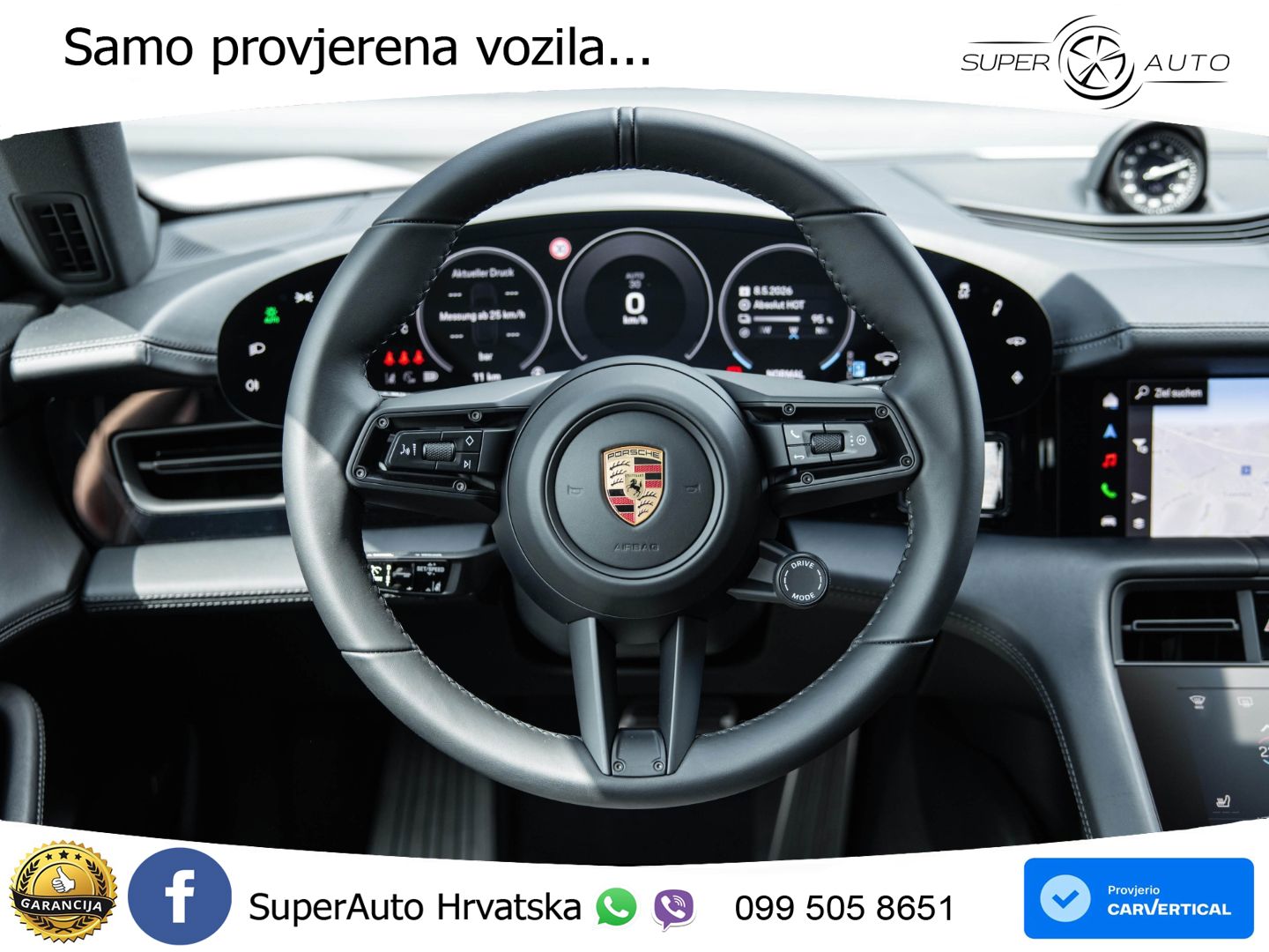 Porsche Taycan Sport Turismo 105 kWh (435 KS)