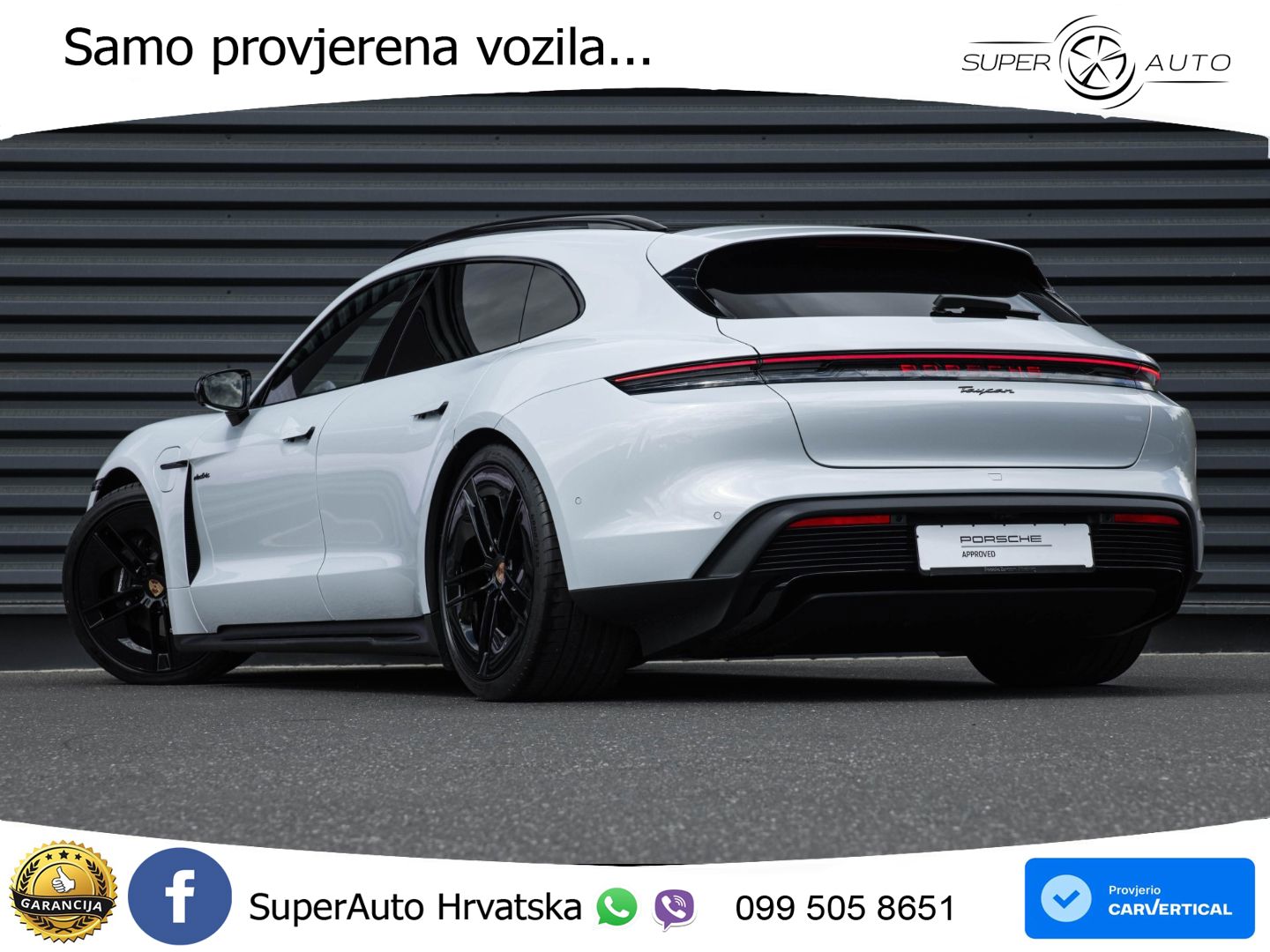 Porsche Taycan Sport Turismo 105 kWh (435 KS)