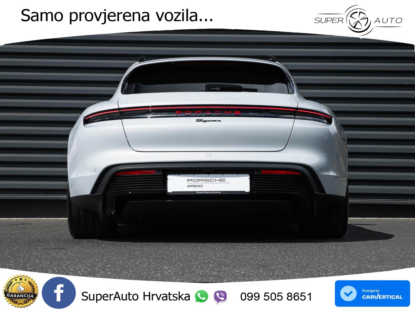 Porsche Taycan Sport Turismo 105 kWh (435 KS)