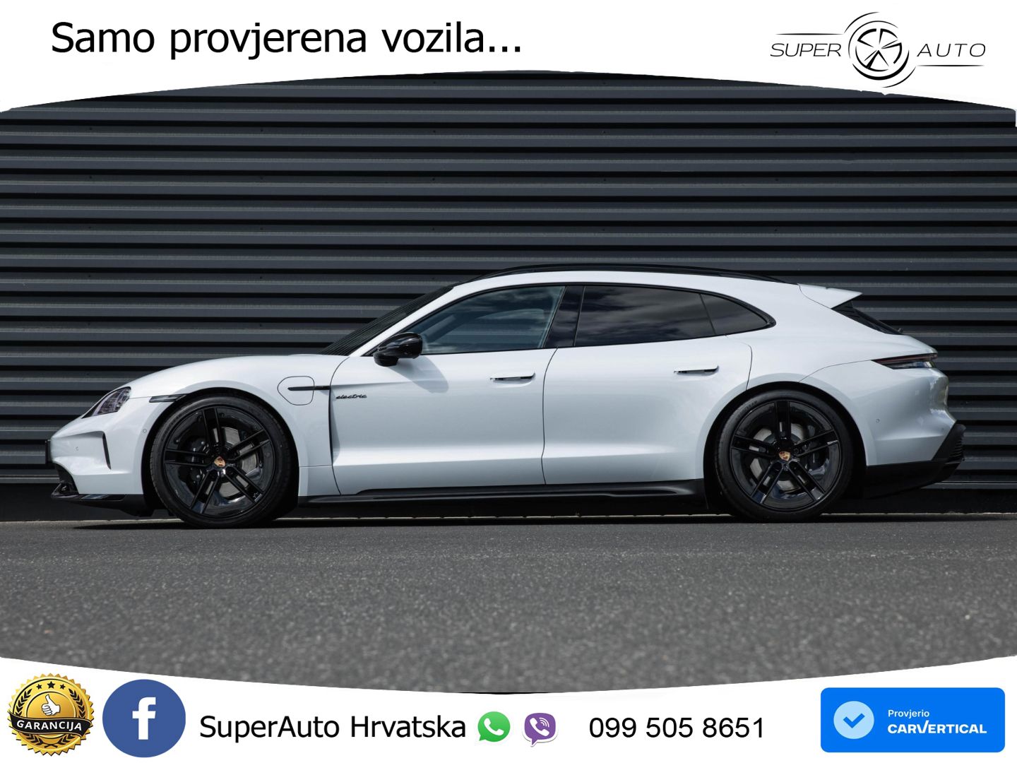 Porsche Taycan Sport Turismo 105 kWh (435 KS)