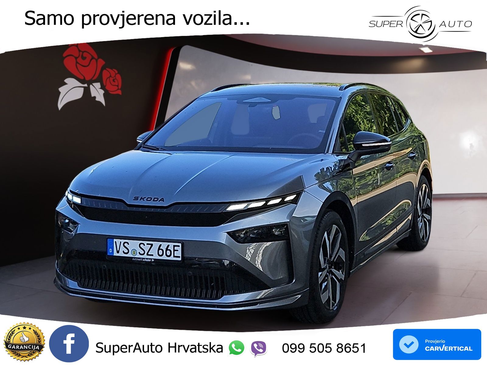 Škoda Enyaq 85 82 kWh (286 KS) SportLine LED+GR SJED+ACC