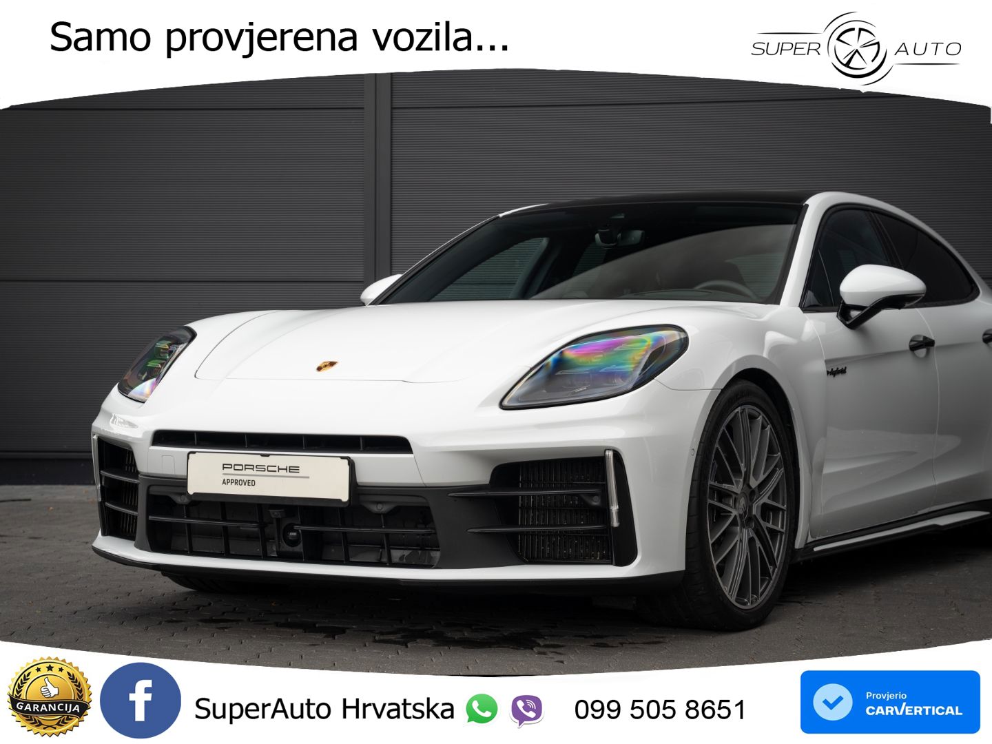 Porsche Panamera 4 2.9 V6 (470 KS) E-Hybrid PDK ACC+HEAD+4xGR SJED+360+PANO