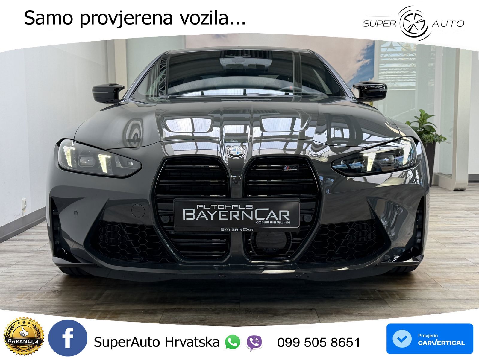 BMW M4 Competition 3.0 (530 KS) xDrive Steptronic LED+GR SJED+ACC