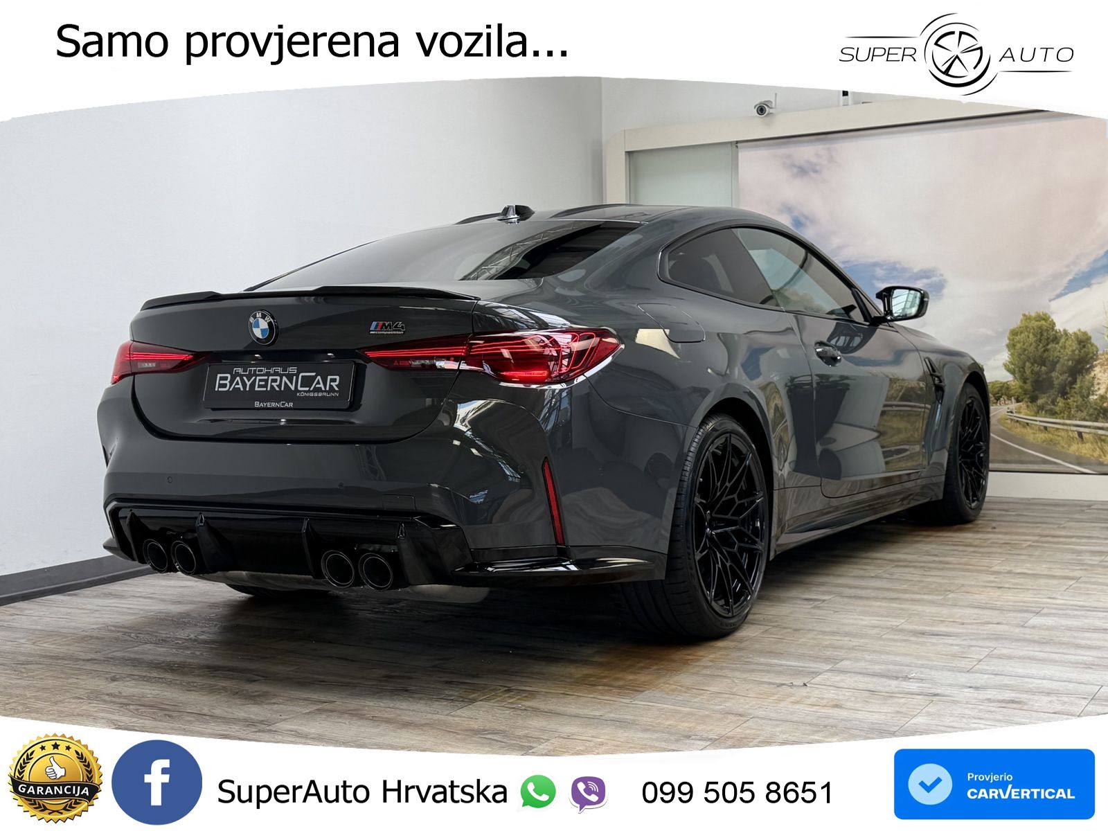 BMW M4 Competition 3.0 (530 KS) xDrive Steptronic LED+GR SJED+ACC