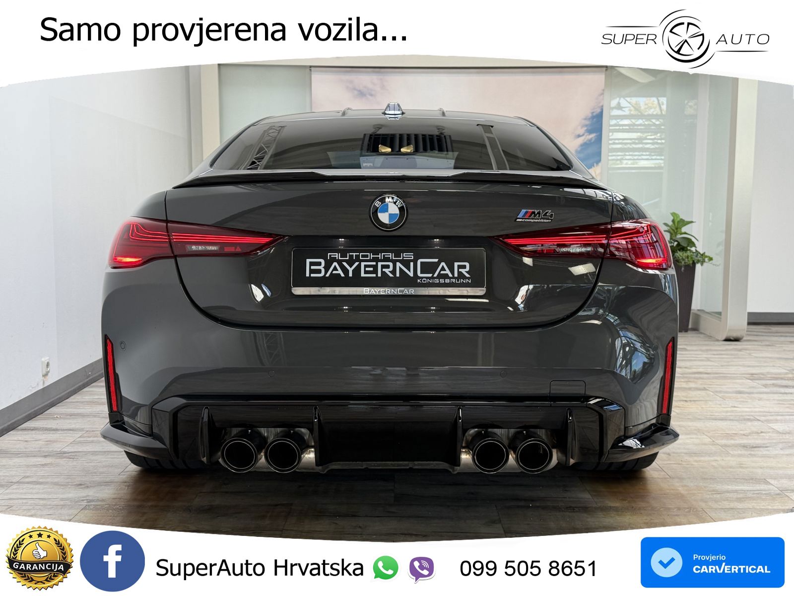 BMW M4 Competition 3.0 (530 KS) xDrive Steptronic LED+GR SJED+ACC