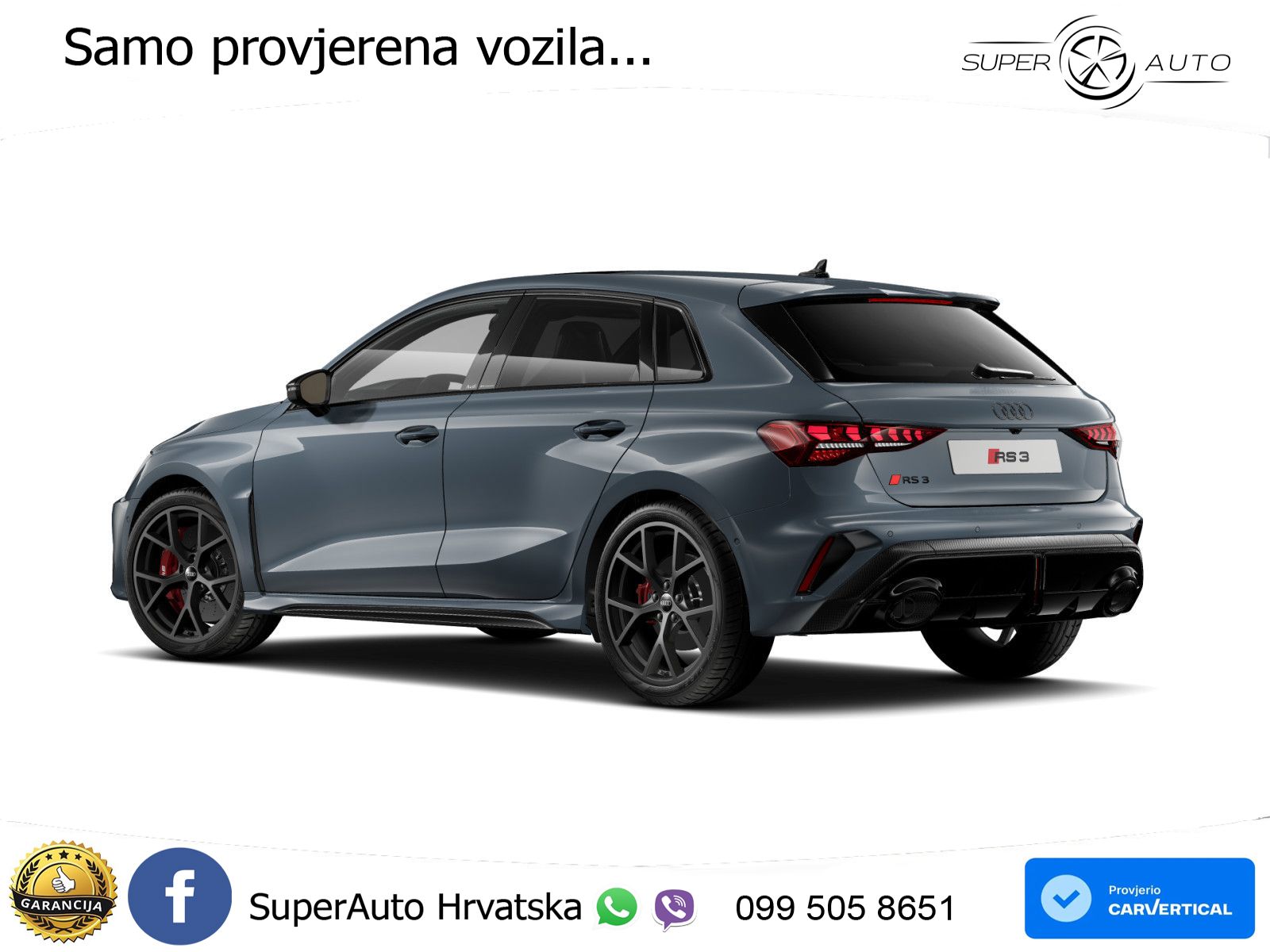 Audi RS3 Sedan 2.5 TFSI (400 KS) quattro S tronic LED+GR SJED+ACC