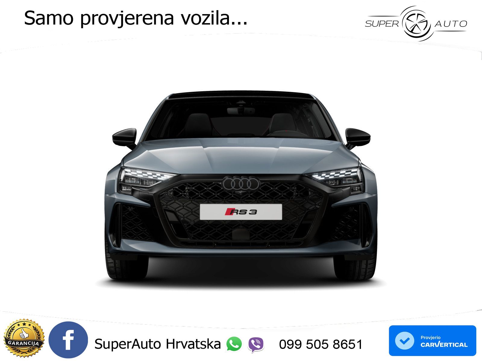 Audi RS3 Sedan 2.5 TFSI (400 KS) quattro S tronic LED+GR SJED+ACC