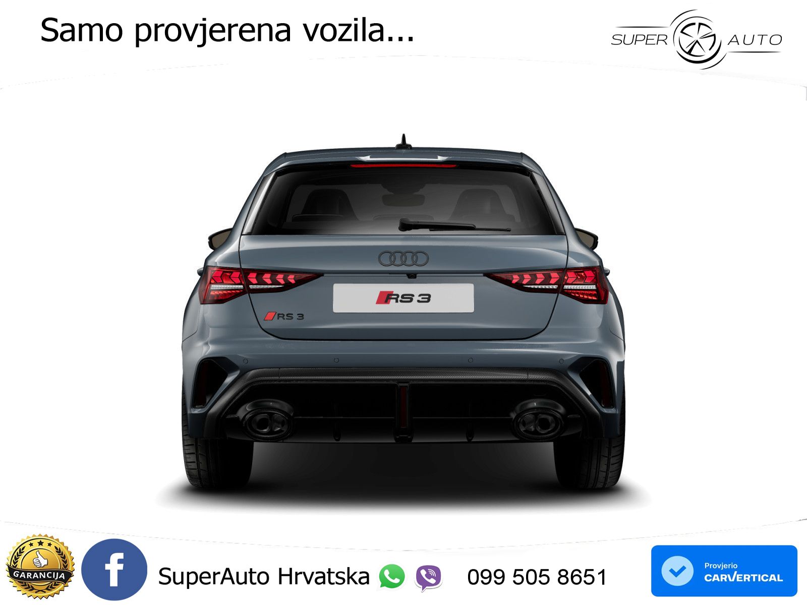 Audi RS3 Sedan 2.5 TFSI (400 KS) quattro S tronic LED+GR SJED+ACC