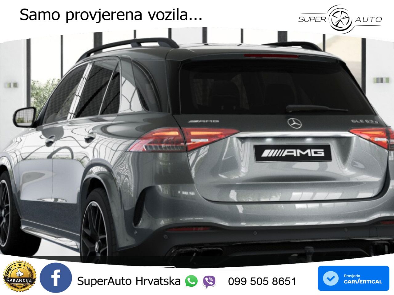 Mercedes AMG GLE 63 S V8 (612 KS) EQ Boost 4MATIC+ AMG SPEEDSHIFT TCT 9G LED+GR SJED+ACC