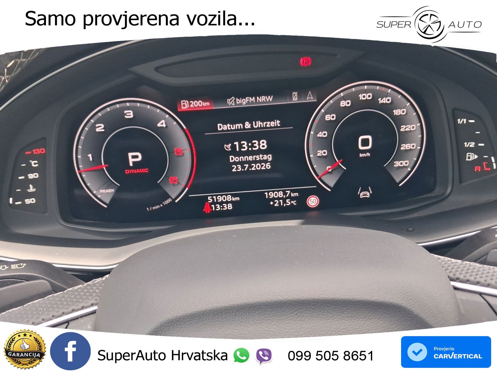Audi Q8 50 TDI V6 (286 KS) quattro Tiptronic