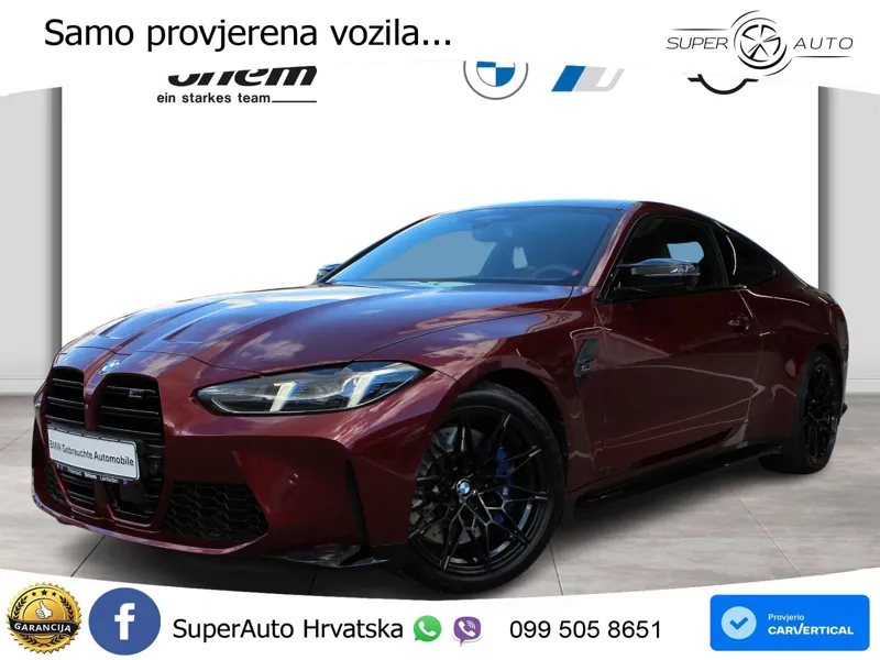 BMW M4 Competition 3.0 (510 KS) Steptronic LED+GR SJED+ACC