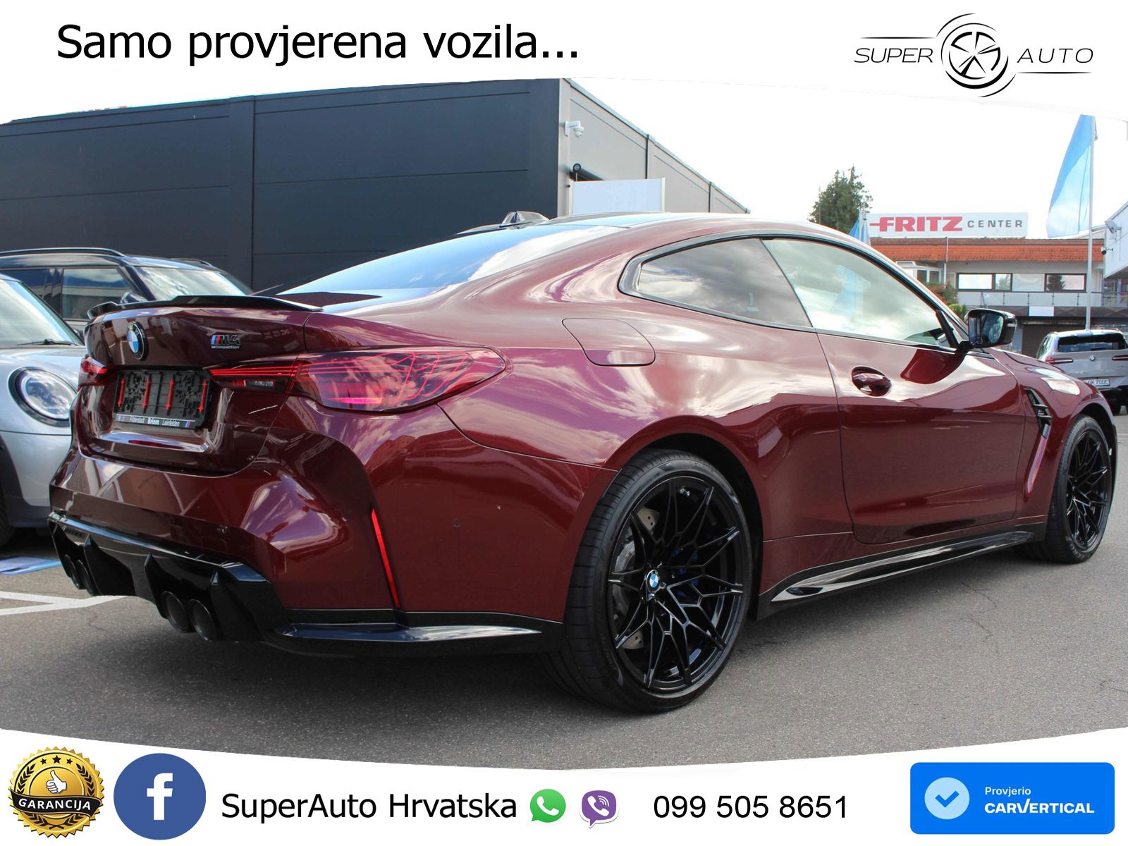 BMW M4 Competition 3.0 (510 KS) Steptronic LED+GR SJED+ACC