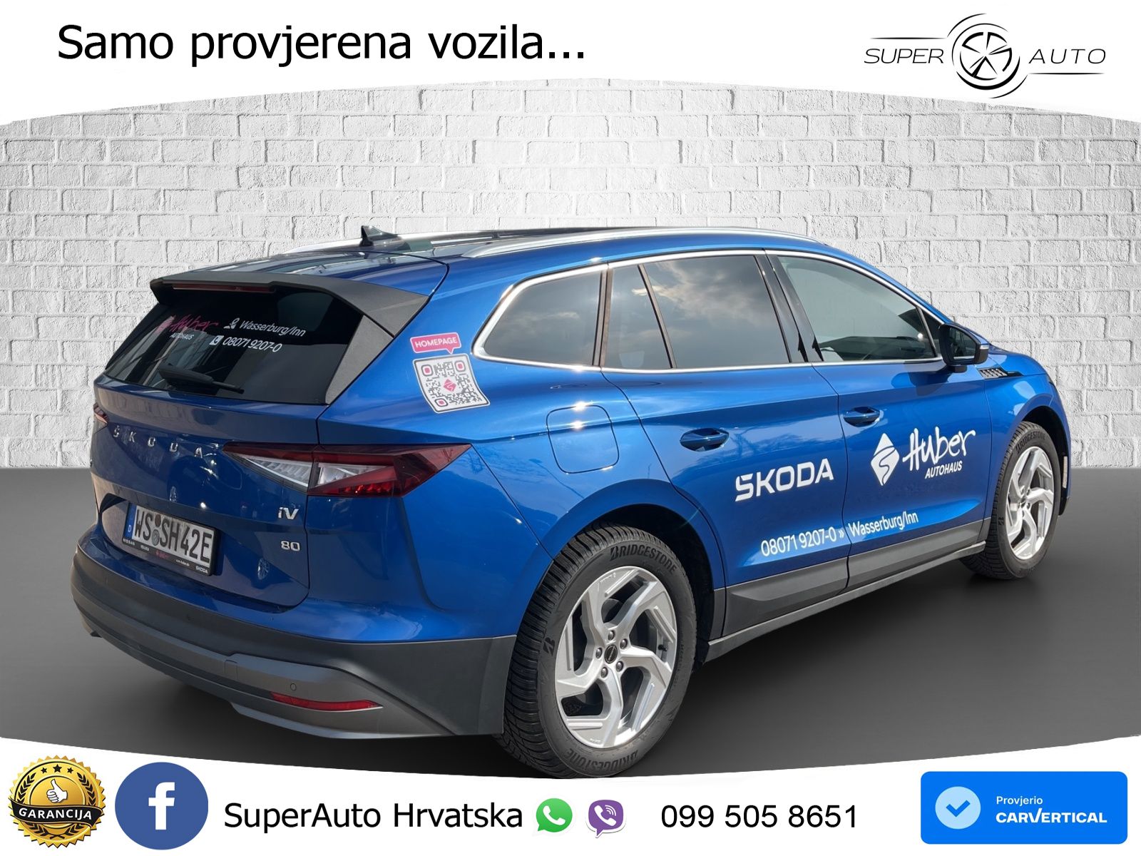 Škoda Enyaq 60 63 kWh (204 KS) LED+GR SJED+ACC
