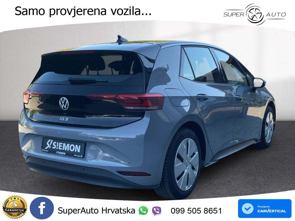 Volkswagen ID.3 Pro 62 kWh (204 KS) LED+ACC