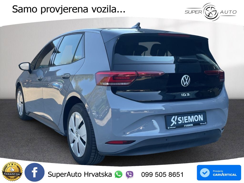 Volkswagen ID.3 Pro 62 kWh (204 KS) LED+ACC