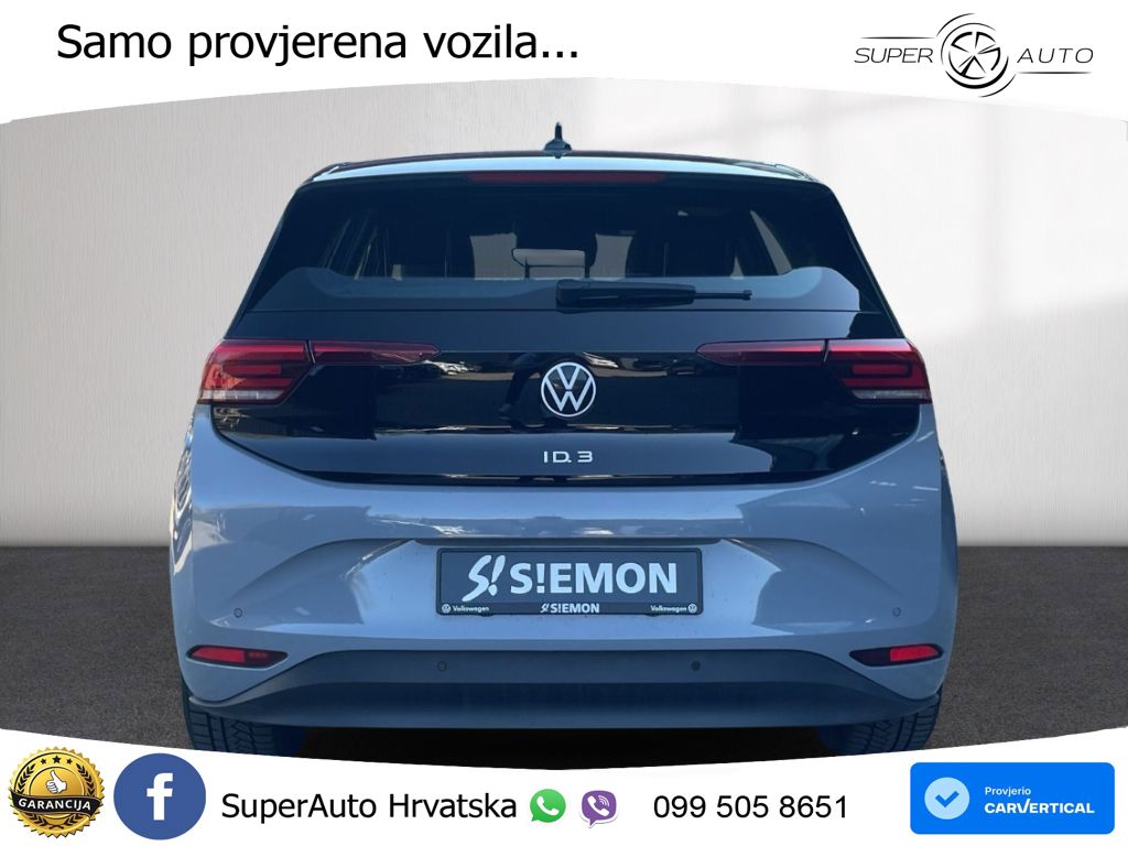 Volkswagen ID.3 Pro 62 kWh (204 KS) LED+ACC