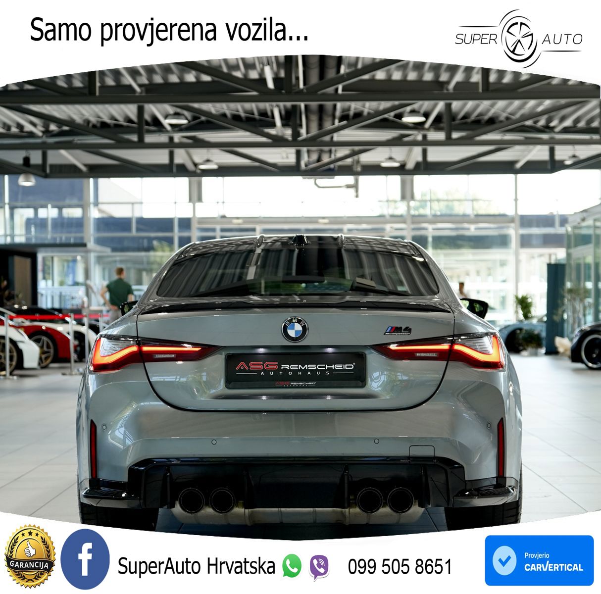 BMW M4 Competition 3.0 (510 KS) Steptronic LED+GR SJED+ACC